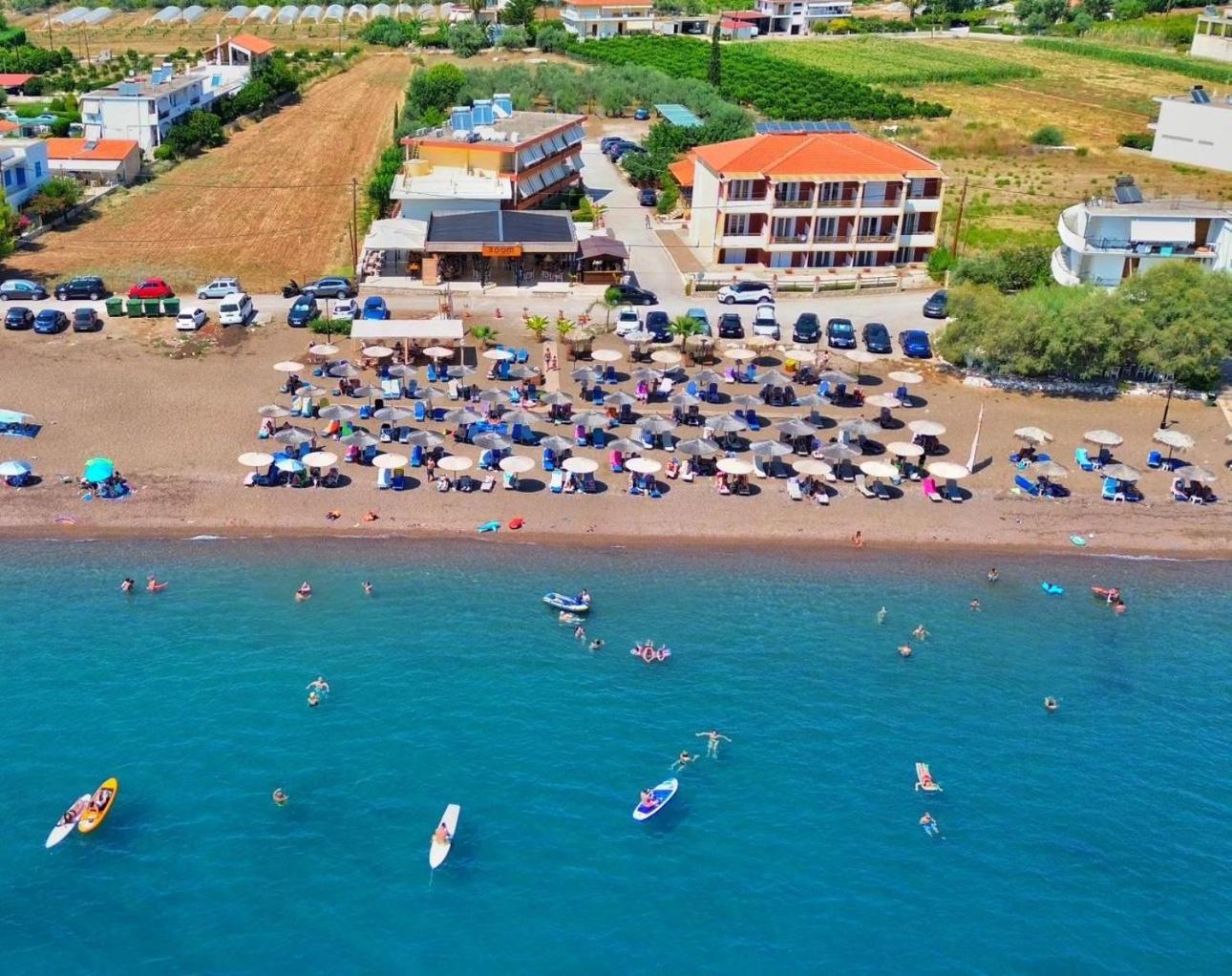 Zoom Beach Hotel Kandia Exterior foto